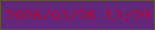 文字の大きさ：4、枠の色：64513d、背景の色：61277b、文字の色：b00a34 無料ブログパーツのブログ時計