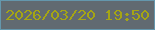 文字の大きさ：5、枠の色：6497ad、背景の色：616a71、文字の色：a5a514 無料ブログパーツのブログ時計