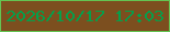 文字の大きさ：1、枠の色：64c452、背景の色：7c4f1f、文字の色：049f4b 無料ブログパーツのブログ時計