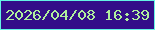 文字の大きさ：3、枠の色：64f4e4、背景の色：330e89、文字の色：b0ef9d 無料ブログパーツのブログ時計