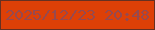 文字の大きさ：5、枠の色：653122、背景の色：dd4007、文字の色：96494f 無料ブログパーツのブログ時計