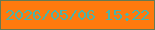 文字の大きさ：3、枠の色：657a52、背景の色：fe7a0e、文字の色：4cb3a9 無料ブログパーツのブログ時計