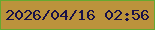 文字の大きさ：5、枠の色：65a930、背景の色：bb933c、文字の色：181048 無料ブログパーツのブログ時計