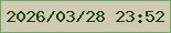 文字の大きさ：3、枠の色：65ad5d、背景の色：d2c9b4、文字の色：1b4613 無料ブログパーツのブログ時計