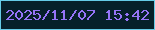 文字の大きさ：5、枠の色：65cbe7、背景の色：06202a、文字の色：9574f8 無料ブログパーツのブログ時計