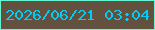 文字の大きさ：1、枠の色：65f6d1、背景の色：63513f、文字の色：00cef8 無料ブログパーツのブログ時計