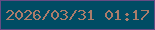 文字の大きさ：3、枠の色：664b83、背景の色：004c64、文字の色：ab7c6b 無料ブログパーツのブログ時計