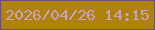 文字の大きさ：4、枠の色：664d7c、背景の色：af820d、文字の色：c7a2c3 無料ブログパーツのブログ時計