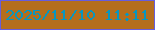 文字の大きさ：3、枠の色：665ddd、背景の色：b46e1d、文字の色：0796c0 無料ブログパーツのブログ時計