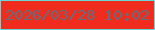 文字の大きさ：5、枠の色：66d9d7、背景の色：f02c1e、文字の色：606f7b 無料ブログパーツのブログ時計