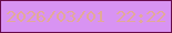 文字の大きさ：5、枠の色：670b4b、背景の色：d893f2、文字の色：e2aa97 無料ブログパーツのブログ時計