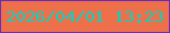 文字の大きさ：3、枠の色：672cba、背景の色：ee704b、文字の色：11cfbe 無料ブログパーツのブログ時計