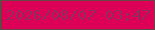 文字の大きさ：5、枠の色：674847、背景の色：dc0157、文字の色：952d5b 無料ブログパーツのブログ時計