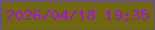 文字の大きさ：2、枠の色：675086、背景の色：706810、文字の色：a810df 無料ブログパーツのブログ時計