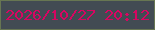 文字の大きさ：1、枠の色：677652、背景の色：424b53、文字の色：d70661 無料ブログパーツのブログ時計