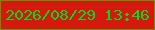 文字の大きさ：5、枠の色：679107、背景の色：d5190f、文字の色：06d91f 無料ブログパーツのブログ時計