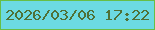 文字の大きさ：4、枠の色：67be46、背景の色：6cdae2、文字の色：4f7137 無料ブログパーツのブログ時計