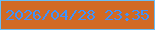 文字の大きさ：5、枠の色：67bef6、背景の色：d16a24、文字の色：3e92fc 無料ブログパーツのブログ時計