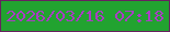 文字の大きさ：1、枠の色：68215f、背景の色：22a330、文字の色：aa3dc4 無料ブログパーツのブログ時計