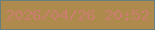 文字の大きさ：2、枠の色：687f80、背景の色：ae8b4c、文字の色：cb7e6f 無料ブログパーツのブログ時計