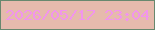 文字の大きさ：4、枠の色：68886e、背景の色：e6baad、文字の色：f194ec 無料ブログパーツのブログ時計