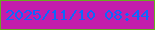 文字の大きさ：5、枠の色：68ac20、背景の色：c31dac、文字の色：0c68fc 無料ブログパーツのブログ時計