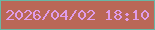 文字の大きさ：1、枠の色：68b7a5、背景の色：ba6757、文字の色：df9cea 無料ブログパーツのブログ時計