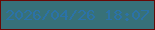 文字の大きさ：4、枠の色：690905、背景の色：377179、文字の色：2b72a8 無料ブログパーツのブログ時計