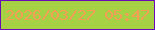 文字の大きさ：4、枠の色：690cb3、背景の色：a7d144、文字の色：f49d56 無料ブログパーツのブログ時計