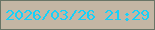 文字の大きさ：3、枠の色：697465、背景の色：c4b6a4、文字の色：14d1fb 無料ブログパーツのブログ時計
