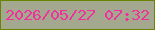 文字の大きさ：4、枠の色：698303、背景の色：a4a88f、文字の色：f1319b 無料ブログパーツのブログ時計