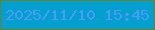 文字の大きさ：2、枠の色：698428、背景の色：039fce、文字の色：4d9bf8 無料ブログパーツのブログ時計