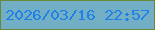 文字の大きさ：1、枠の色：698839、背景の色：72afc4、文字の色：1e81e7 無料ブログパーツのブログ時計