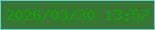 文字の大きさ：1、枠の色：69ced1、背景の色：387733、文字の色：12a406 無料ブログパーツのブログ時計