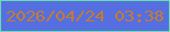 文字の大きさ：5、枠の色：69ddb0、背景の色：556fe0、文字の色：c37b33 無料ブログパーツのブログ時計