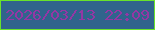 文字の大きさ：4、枠の色：69e32b、背景の色：30648c、文字の色：9437a4 無料ブログパーツのブログ時計
