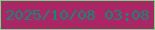 文字の大きさ：2、枠の色：6add80、背景の色：ac2665、文字の色：0b8d7a 無料ブログパーツのブログ時計