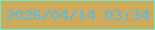 文字の大きさ：3、枠の色：6aedcc、背景の色：ceaa5a、文字の色：50bcf4 無料ブログパーツのブログ時計