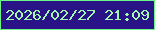 文字の大きさ：4、枠の色：6af786、背景の色：2a1287、文字の色：a2f7b1 無料ブログパーツのブログ時計
