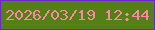 文字の大きさ：4、枠の色：6b29c9、背景の色：548017、文字の色：f789a3 無料ブログパーツのブログ時計