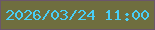 文字の大きさ：2、枠の色：6b566b、背景の色：6f6e3f、文字の色：48cff7 無料ブログパーツのブログ時計
