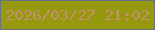 文字の大きさ：4、枠の色：6b7285、背景の色：96980e、文字の色：c39171 無料ブログパーツのブログ時計