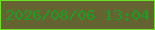文字の大きさ：2、枠の色：6be222、背景の色：666333、文字の色：1a9f22 無料ブログパーツのブログ時計