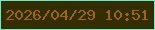 文字の大きさ：1、枠の色：6bebce、背景の色：342d02、文字の色：9a6713 無料ブログパーツのブログ時計