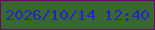 文字の大きさ：5、枠の色：6c0369、背景の色：396631、文字の色：1f2abb 無料ブログパーツのブログ時計