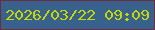 文字の大きさ：4、枠の色：6c2d42、背景の色：38618c、文字の色：c4d60c 無料ブログパーツのブログ時計