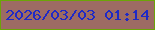 文字の大きさ：3、枠の色：6ca408、背景の色：9d6b64、文字の色：1f29c6 無料ブログパーツのブログ時計