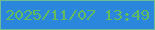 文字の大きさ：3、枠の色：6cbd93、背景の色：2b87db、文字の色：63bb5f 無料ブログパーツのブログ時計