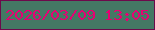 文字の大きさ：1、枠の色：6d094b、背景の色：447864、文字の色：e50173 無料ブログパーツのブログ時計