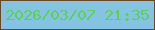 文字の大きさ：5、枠の色：6d471e、背景の色：84c3e1、文字の色：5dd151 無料ブログパーツのブログ時計